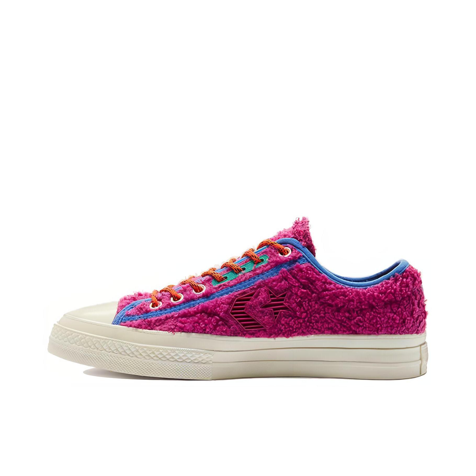 推荐商品：Converse/匡威 Star Player 星箭 防滑耐磨 复古休闲 舒适轻便 简约 板鞋 紫红/米色/蓝色