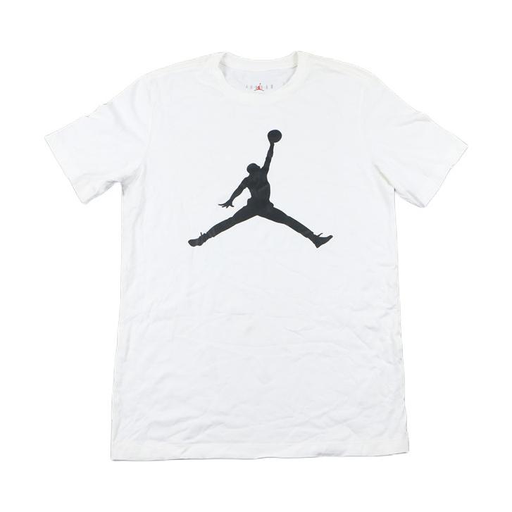 Jordan Brand 大Logo合身吸湿排汗纯棉套头圆领短袖T恤 CJ0921