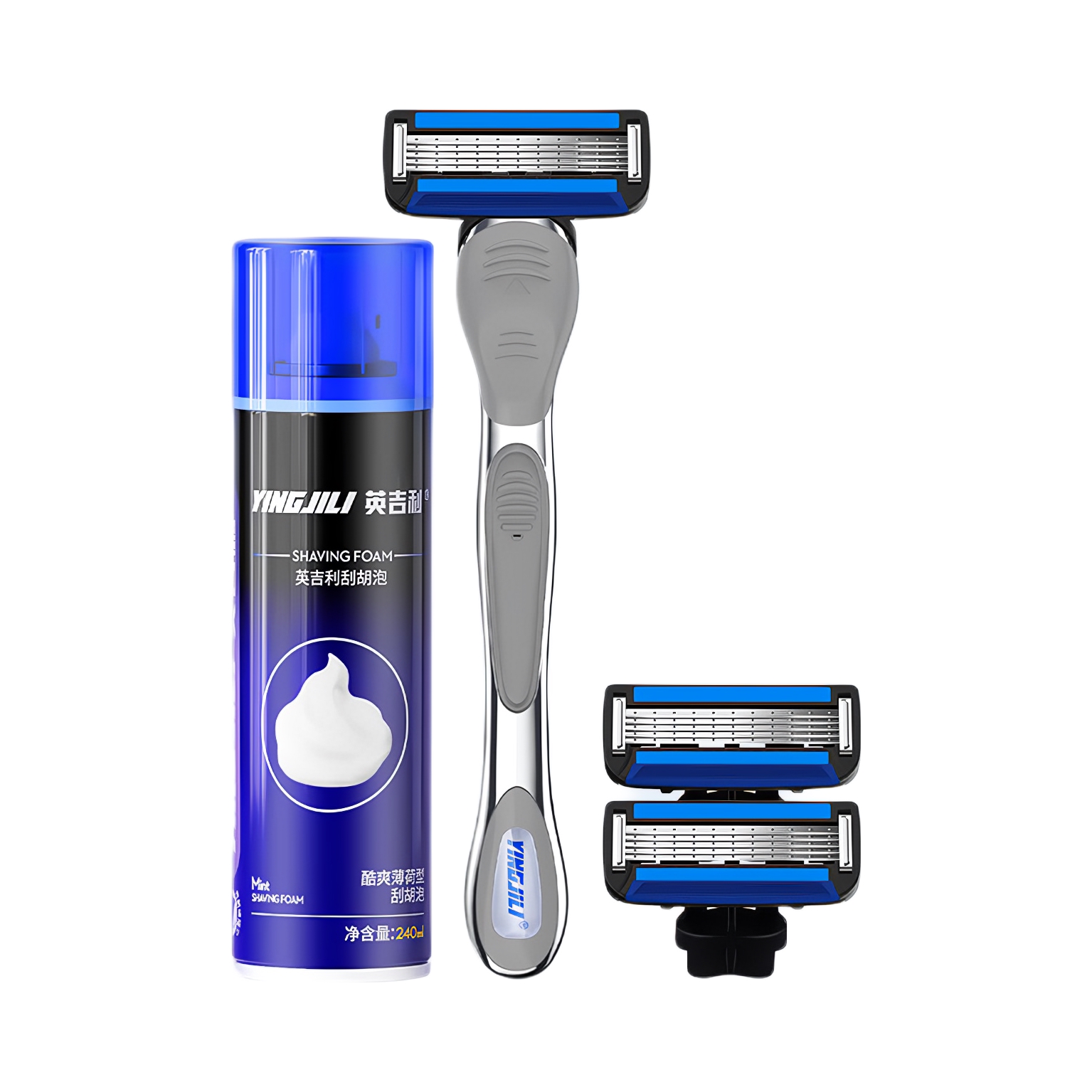 推荐商品：YINGJILI/英吉利 手动男士剃须套装 一刮到底