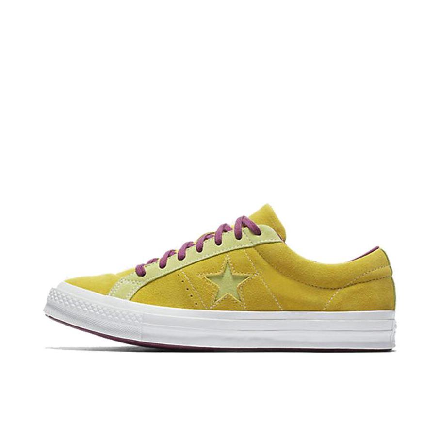 推荐商品：Converse/匡威 One Star 翻毛皮 防滑 复古 星星鞋 板鞋 Apple Green Sharp Green 苹果绿