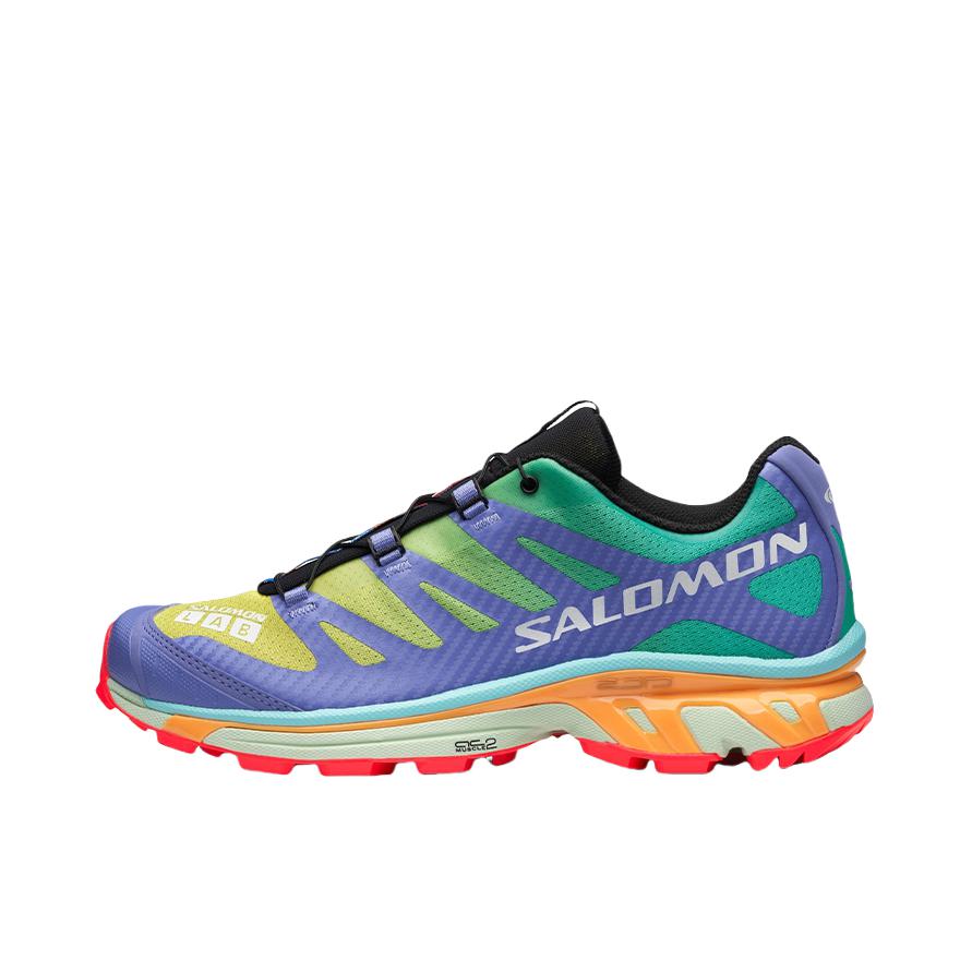 推荐商品：Salomon/萨洛蒙 XT-4 OG 包裹性 减震回弹 网布透气 防滑耐磨 越野 户外休闲鞋 月见草黄