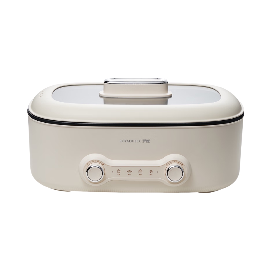 推荐商品：罗娅 6.8L 电火锅 不粘涂层 双区控温 DF3