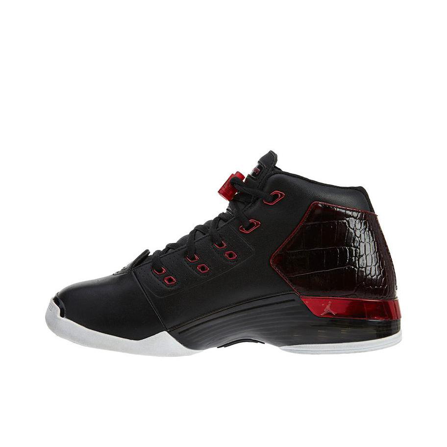 推荐商品：Air Jordan 17 篮球鞋 复古防滑耐磨支撑减震舒适高帮 Chicago Bulls 黑红