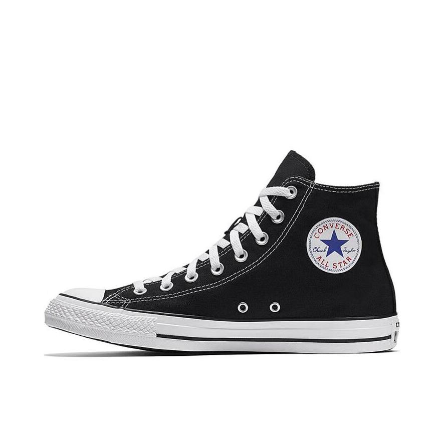 推荐商品：Converse/匡威 Chuck Taylor All Star 帆布鞋 常青款轻便防滑耐磨百搭复古圆头减震贴合 纯黑色/纯白色