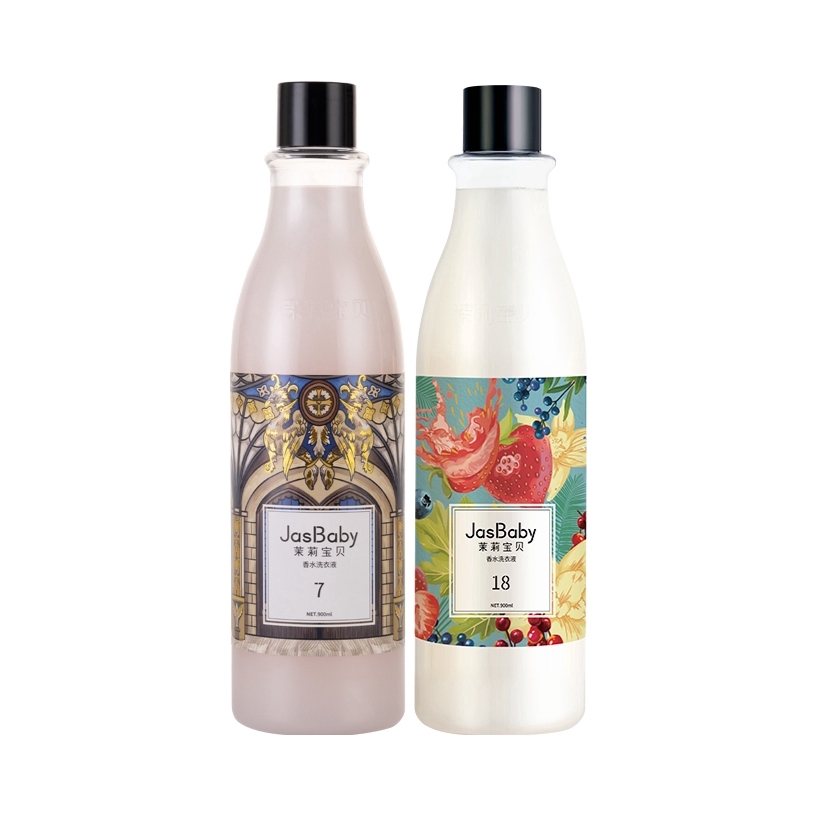 推荐商品：JasBaby/茉莉宝贝 甜心独角兽 持久留香护衣洗衣液 多香型组合装