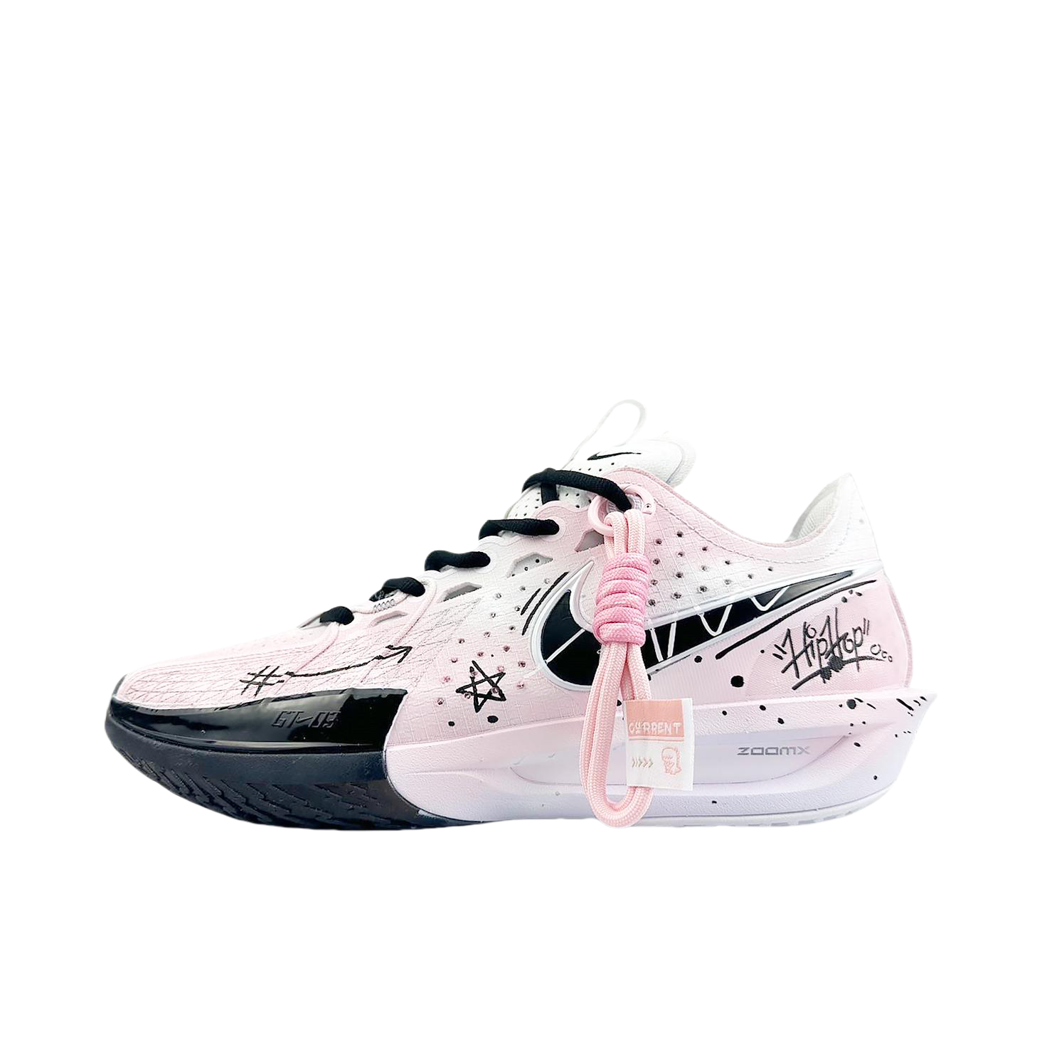 推荐商品：【定制球鞋】Nike Air Zoom G.T. Cut 3 篮球鞋 防滑耐磨舒适减震透气复古百搭潮流时尚回弹实战包裹性 粉色街头