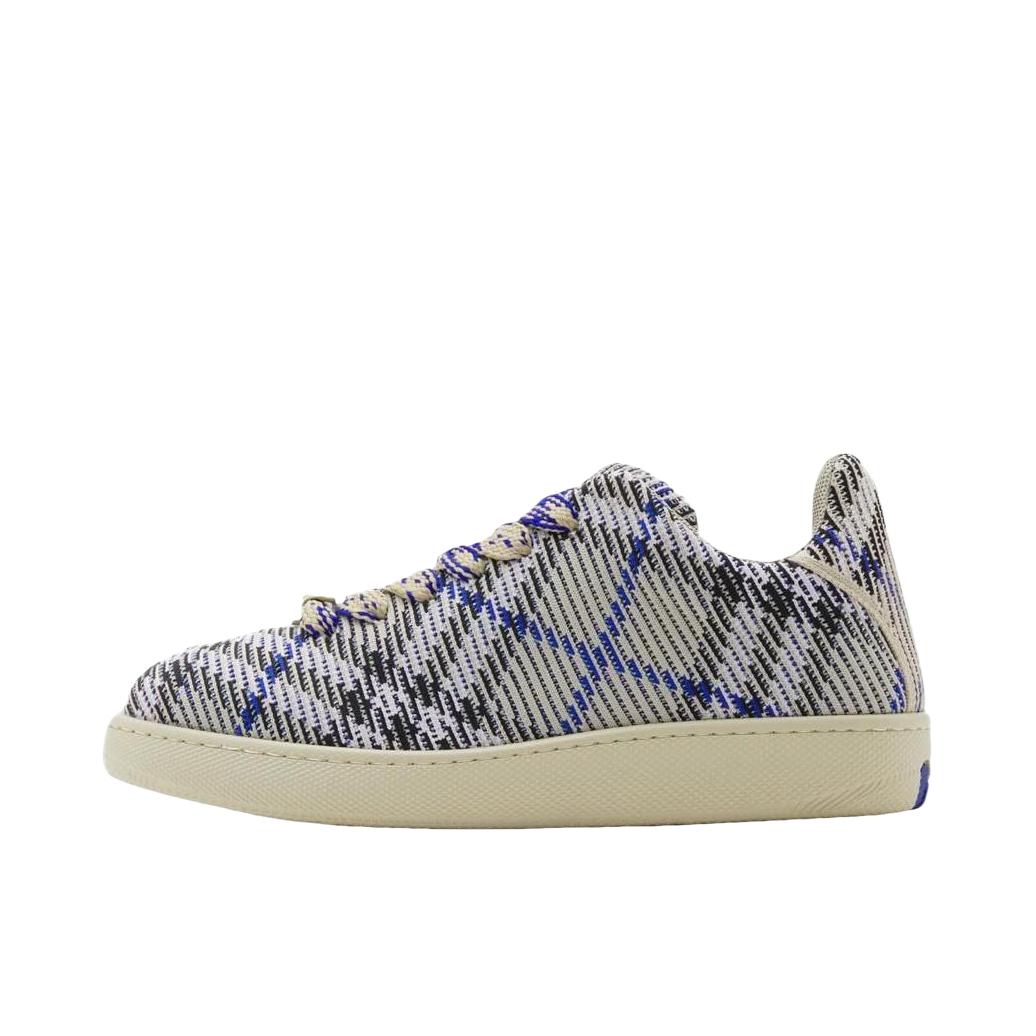 推荐商品：Burberry/博柏利 圆头 系带 低帮 厚底 运动休闲鞋 80884871 灰蓝色