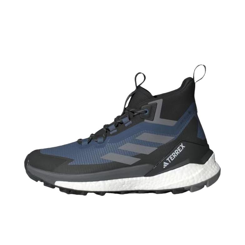 推荐商品：adidas Terrex Free Hiker 2 缓震透气 防滑耐磨 舒适轻便 防水 百搭 户外 徒步鞋 深蓝色
