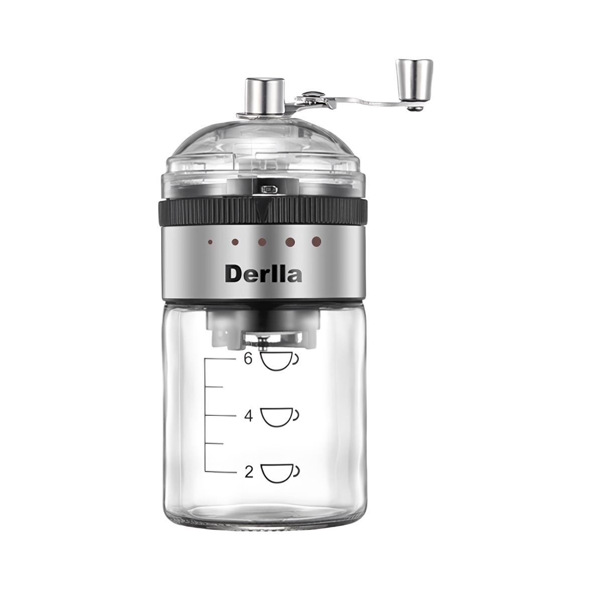 推荐商品：DERLLA KW260C 电动磨豆机 五档刻度调节 全身可水洗 手摇 手磨 手动