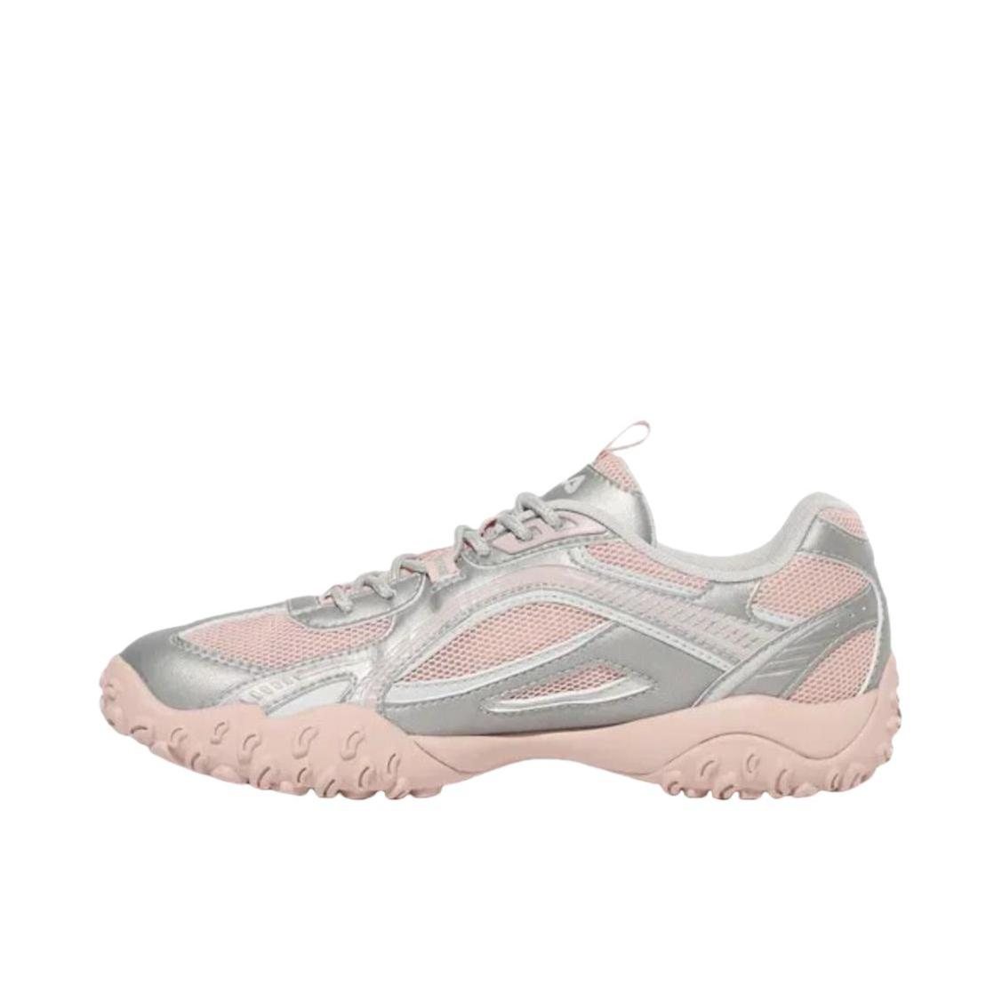 推荐商品：FILA/斐乐 PEBBLE 老爹鞋 厚底系带舒适减震防滑耐磨百搭薄底 女款/粉色 