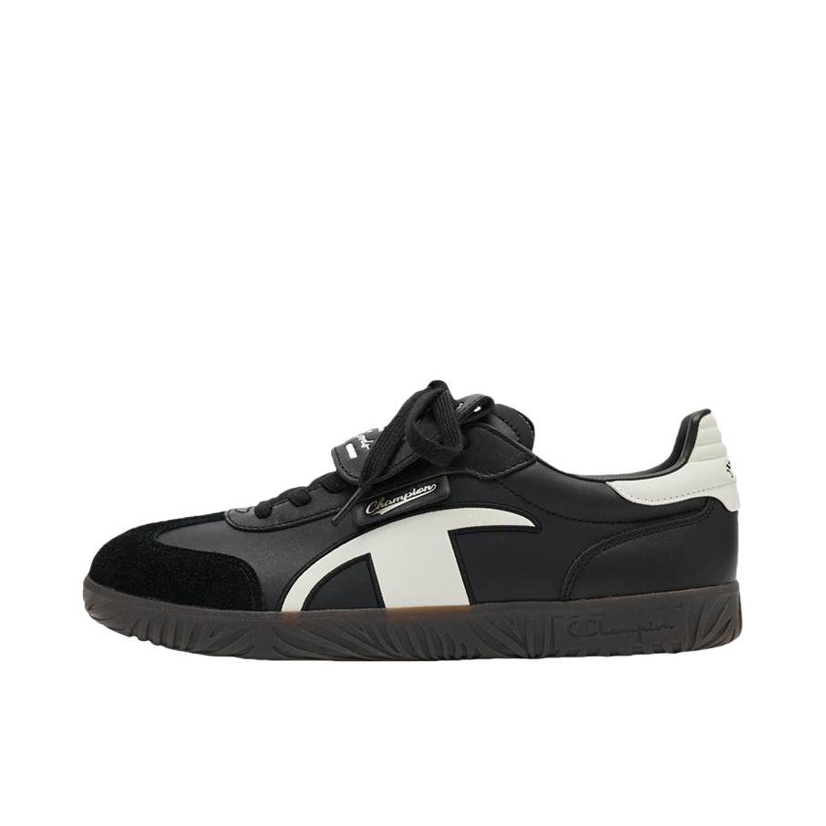 推荐商品：【丁禹兮同款】 Champion/冠军 Champ T-trainer T头鞋 德训鞋 板鞋 轻便复古防滑简约休闲 黑色