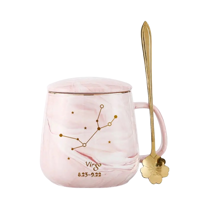 推荐商品：400ml 陶瓷 创意星座马克杯
