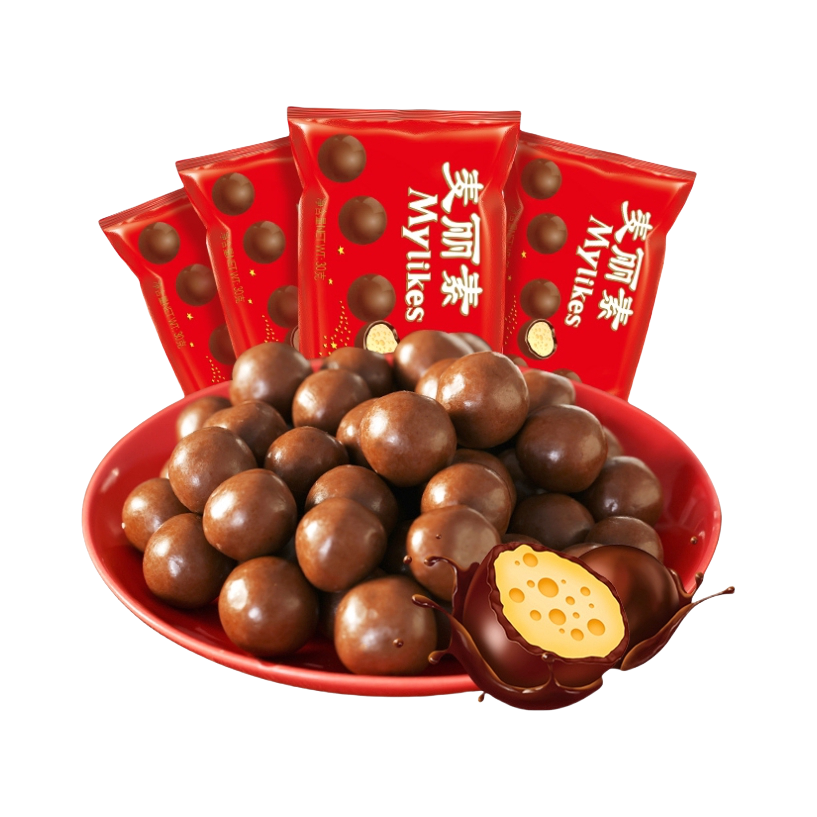 推荐商品：梁丰 麦丽素 巧克力豆 袋装