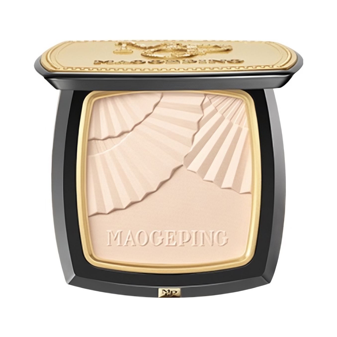 推荐商品：【情人节礼物】毛戈平 小金扇光感柔纱凝颜粉饼 持妆控油 11.5g