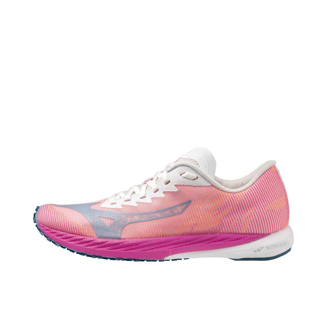 推荐商品：Mizuno/美津浓 Wave Duel 3 防滑耐磨 舒适轻便 跑鞋 女款/粉色