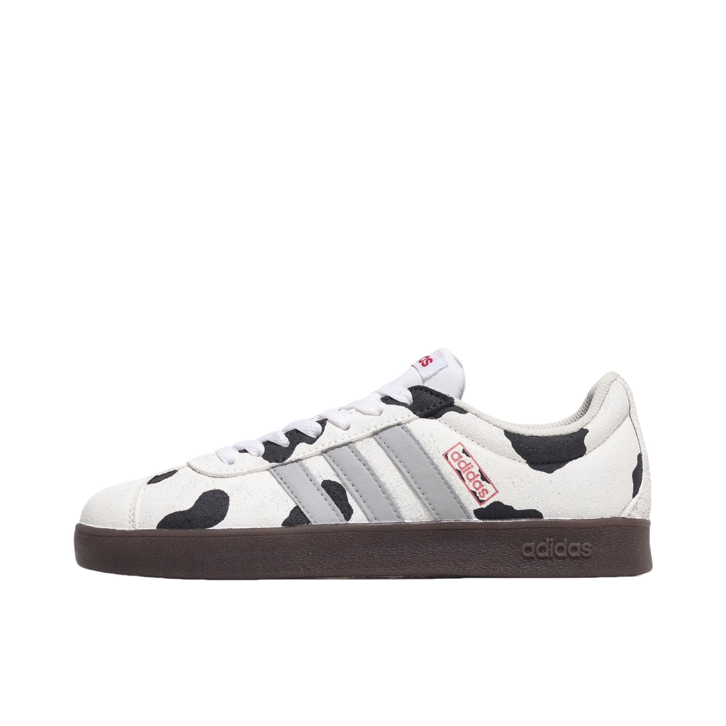 推荐商品：定制款 adidas neo Vl Court 板鞋 减震抗冲击性防水合成革甜酷美式包裹性 摩登奶牛