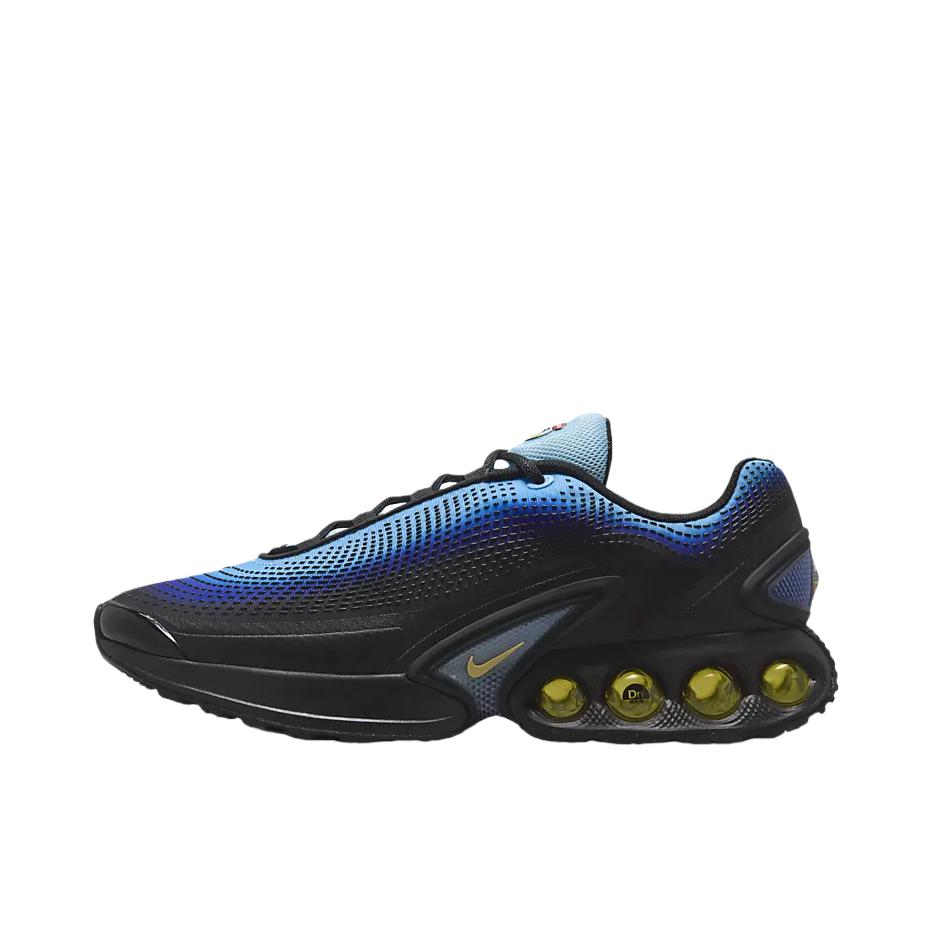 推荐商品：Nike Air Max Dn 运动休闲鞋 柔软防滑耐磨缓震回弹支撑网布透气低帮平跟贴合 蓝色