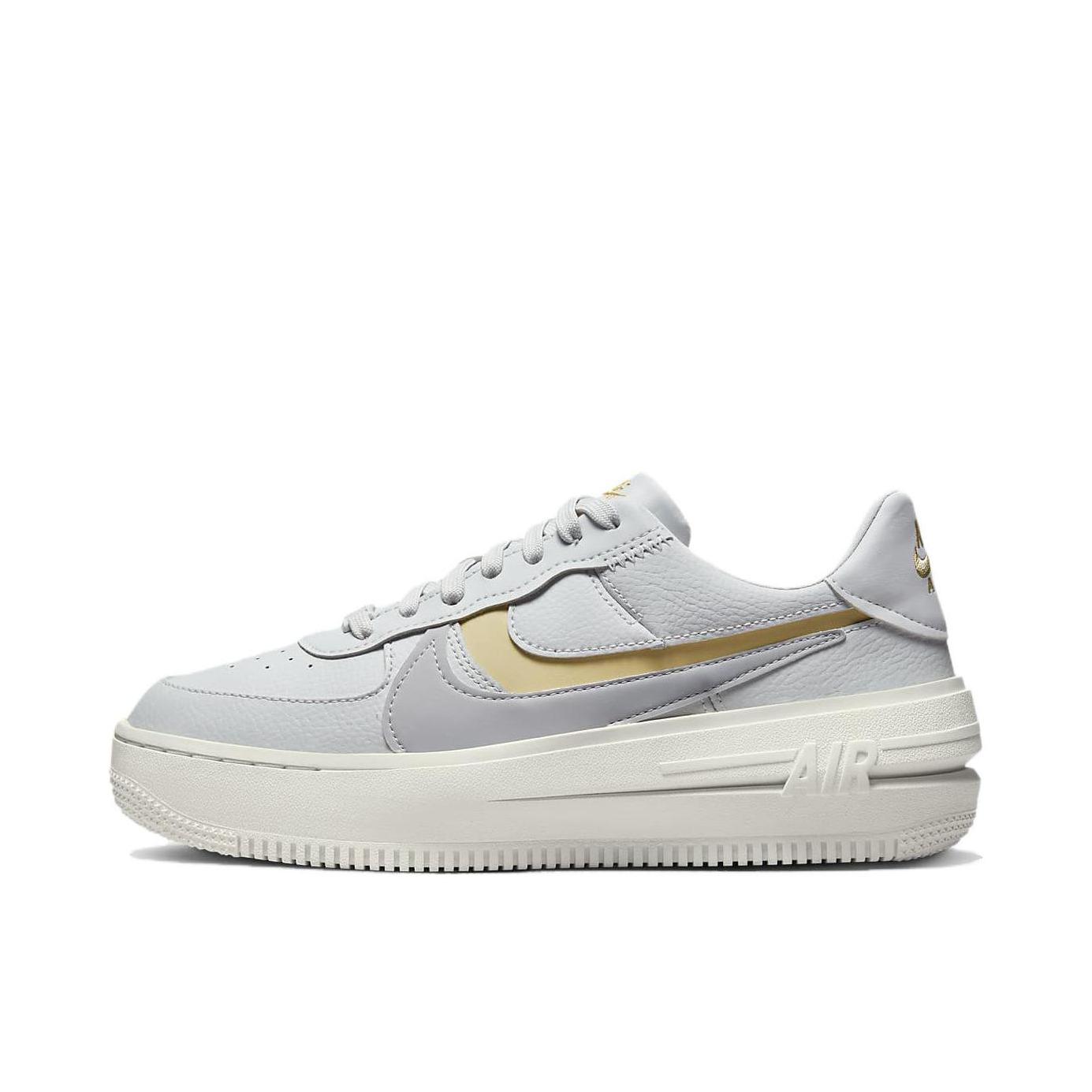 Nike Air Force 1 空军一号 板鞋 轻便舒适百搭耐磨防滑复古 Shadow/女款/光子灰/团队金/帆白