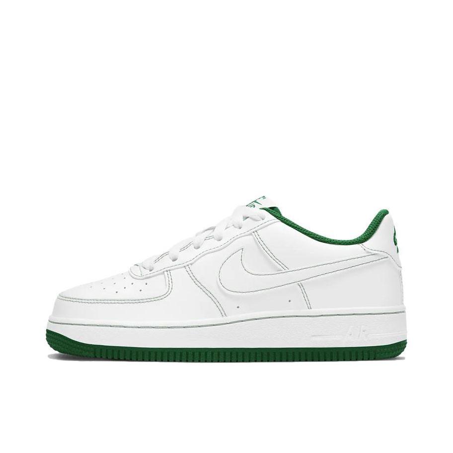 推荐商品：Nike Air Force 1 空军一号 板鞋 轻便舒适百搭耐磨防滑复古 Shadow/低帮/GS/缝线/白绿