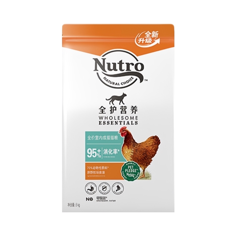 推荐商品：Nutro/美士 鸡肉味全价成猫膨化粮全护营养国产猫粮