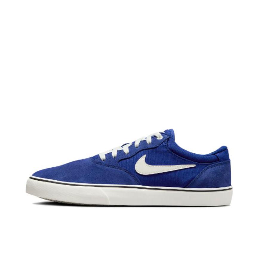 推荐商品：Nike SB Chron 2 薄底鞋 滑板鞋 板鞋 时尚百搭防滑耐磨缓震休闲 深蓝/白色