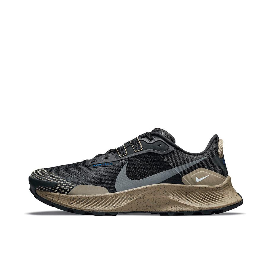 推荐商品：Nike Pegasus Trail 3 跑鞋 减震舒适防滑耐磨轻便透气回弹织物防水支撑圆头 黑色/褐色