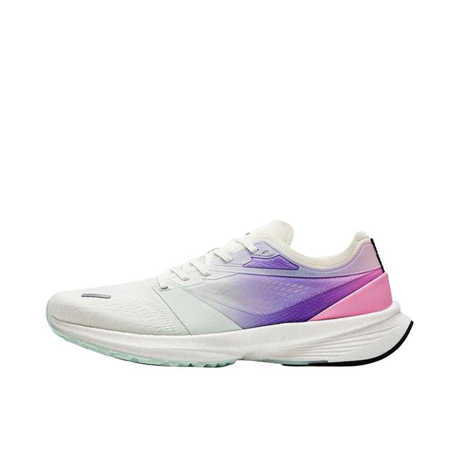 推荐商品：安踏 上弦 跑鞋 氮科技防滑耐磨缓震回弹舒适轻便软底百搭时尚速度训练 象牙白/凉绿/莲花粉