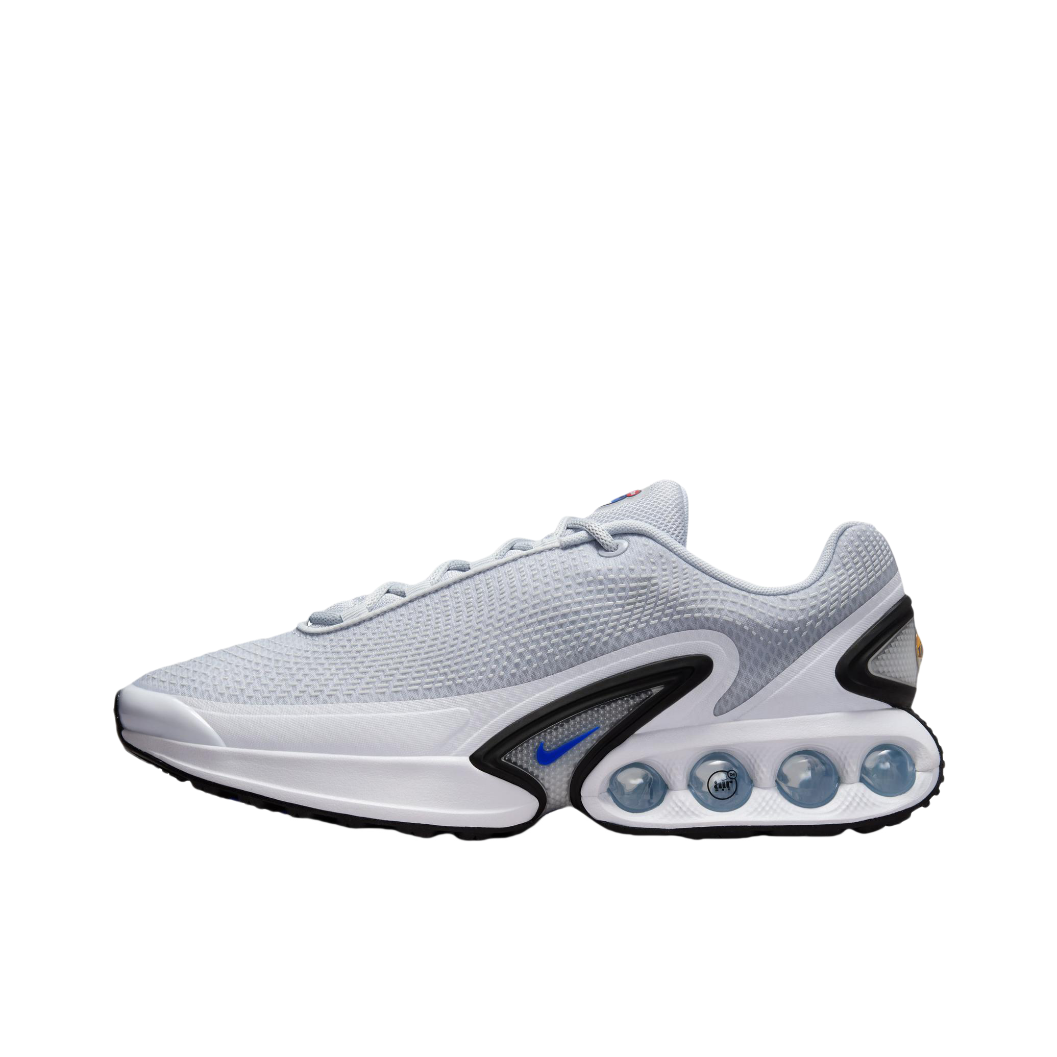 推荐商品：Nike Air Max Dn 运动休闲鞋 柔软防滑耐磨缓震回弹支撑网布透气低帮平跟贴合 白色/黑色