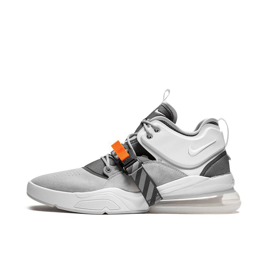 推荐商品：Nike Air Force 270 时尚百搭 舒适缓震 防滑轻便 气垫 织物 休闲鞋 Wolf Grey 灰橙