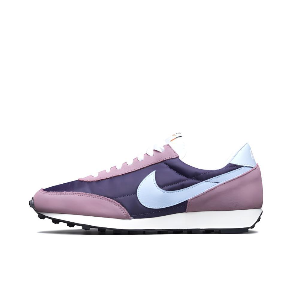 推荐商品：Nike Daybreak 解构 跑鞋 华夫鞋 复古耐磨舒适休闲轻便透气织物运动合成革减震防滑低帮 GS/紫色/藕粉