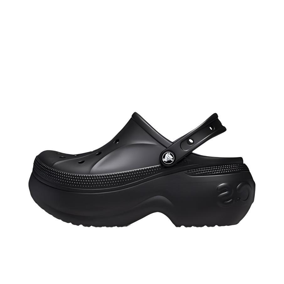 推荐商品：Crocs/卡骆驰 Bella Clog 贝拉 防滑耐磨 舒适透气 百搭简约 一脚蹬 包头 户外 增高 圆头 防磨 沙滩 洞洞鞋 凉鞋 女款/黑色