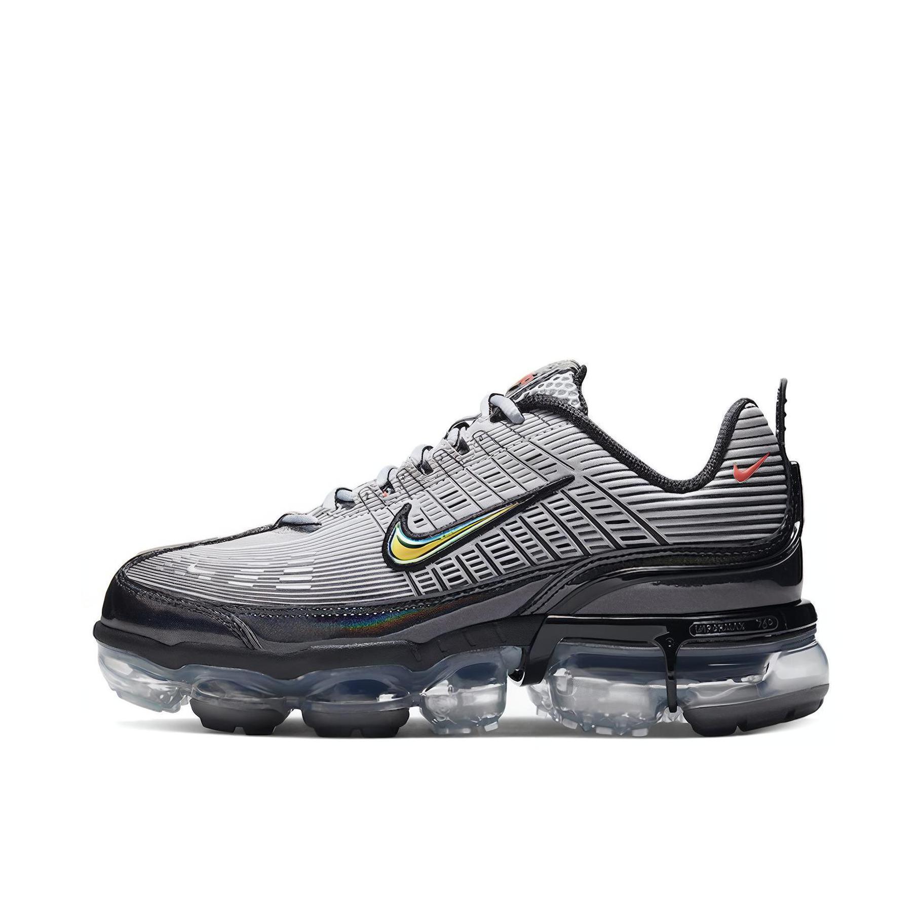 推荐商品：Nike Air VaporMax 360 跑鞋 全掌气垫防滑耐磨舒适缓震轻便透气合成革简约潮流 Grey/Silver 银灰