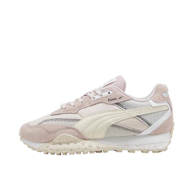 推荐商品：Puma/彪马 Blktop Rider 运动休闲鞋 防滑耐磨舒适百搭复古轻便透气 米色/粉色