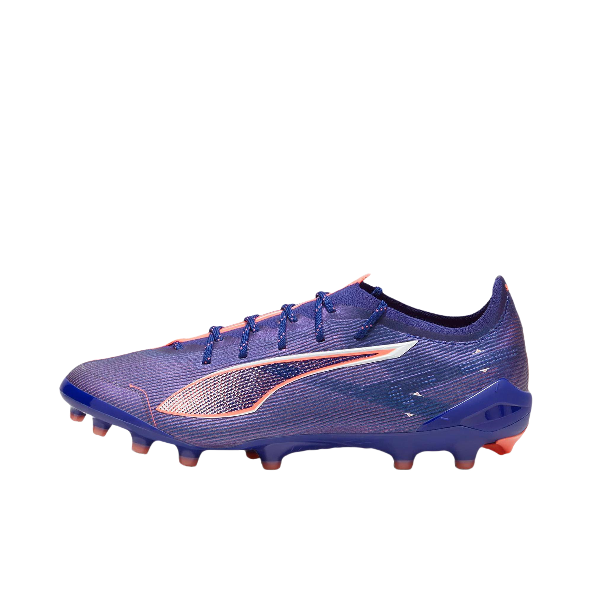 推荐商品：Puma/彪马 ULTRA 5 ULTIMATE AG 顶级 舒适透气 防滑耐磨 稳定灵活 长钉 胶质 足球鞋 钉鞋 紫色/红色