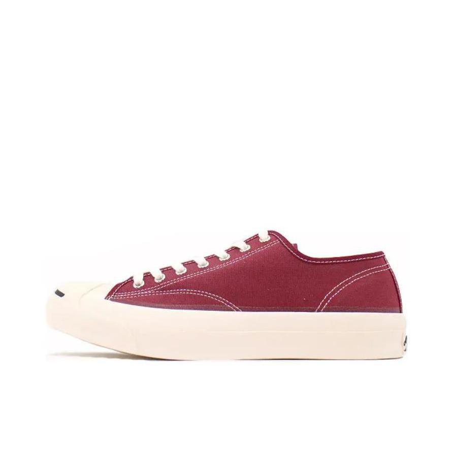 推荐商品：Converse/匡威 Jack Purcell 帆布鞋 圆头防滑耐磨减震轻便复古日常百搭 日版/酒红色