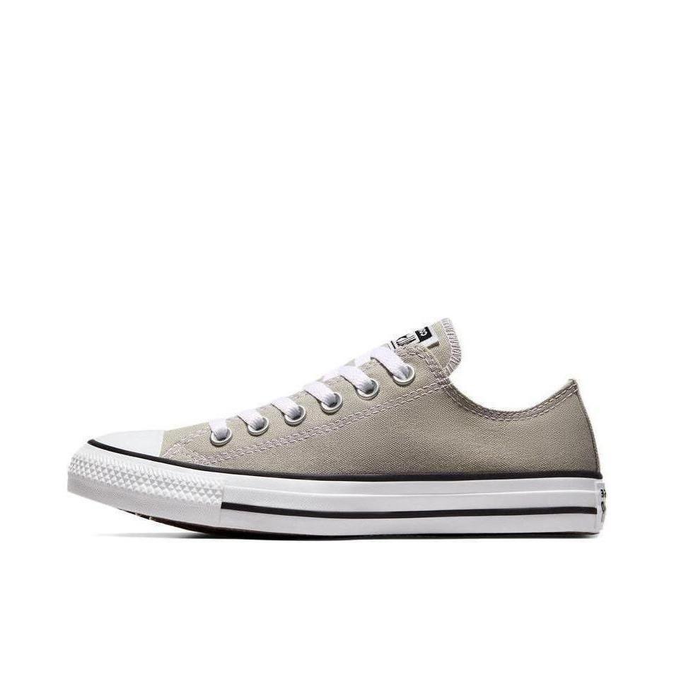 推荐商品：Converse/匡威 Chuck Taylor All Star Shoreline 帆布鞋 休闲百搭舒适轻便防滑耐磨减震透气圆头一脚蹬芭蕾风 灰色
