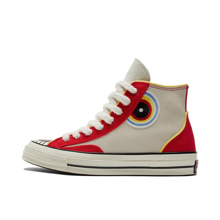 推荐商品：Converse/匡威 1970s 帆布鞋 圆头防滑经典复古轻便时尚拼接百搭 米色/红色/黄色