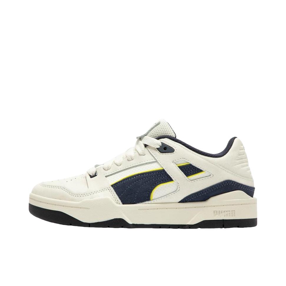推荐商品：Puma/彪马 Slipstream 板鞋 防滑耐磨潮流 白色/午夜蓝