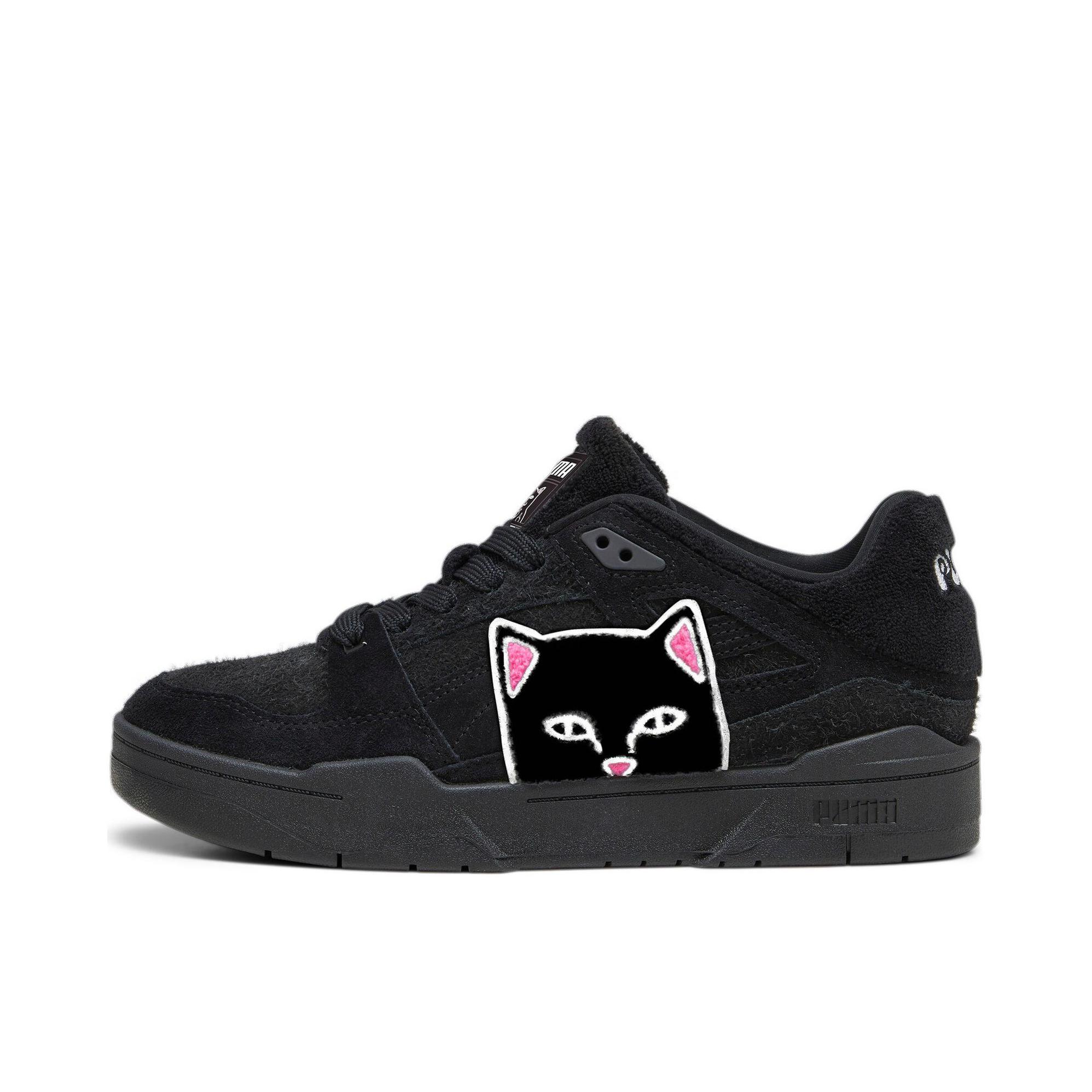 推荐商品：Puma/彪马 Slipstream 板鞋 潮流复古防滑耐磨舒适透气减震圆头 纯黑色/灰色
