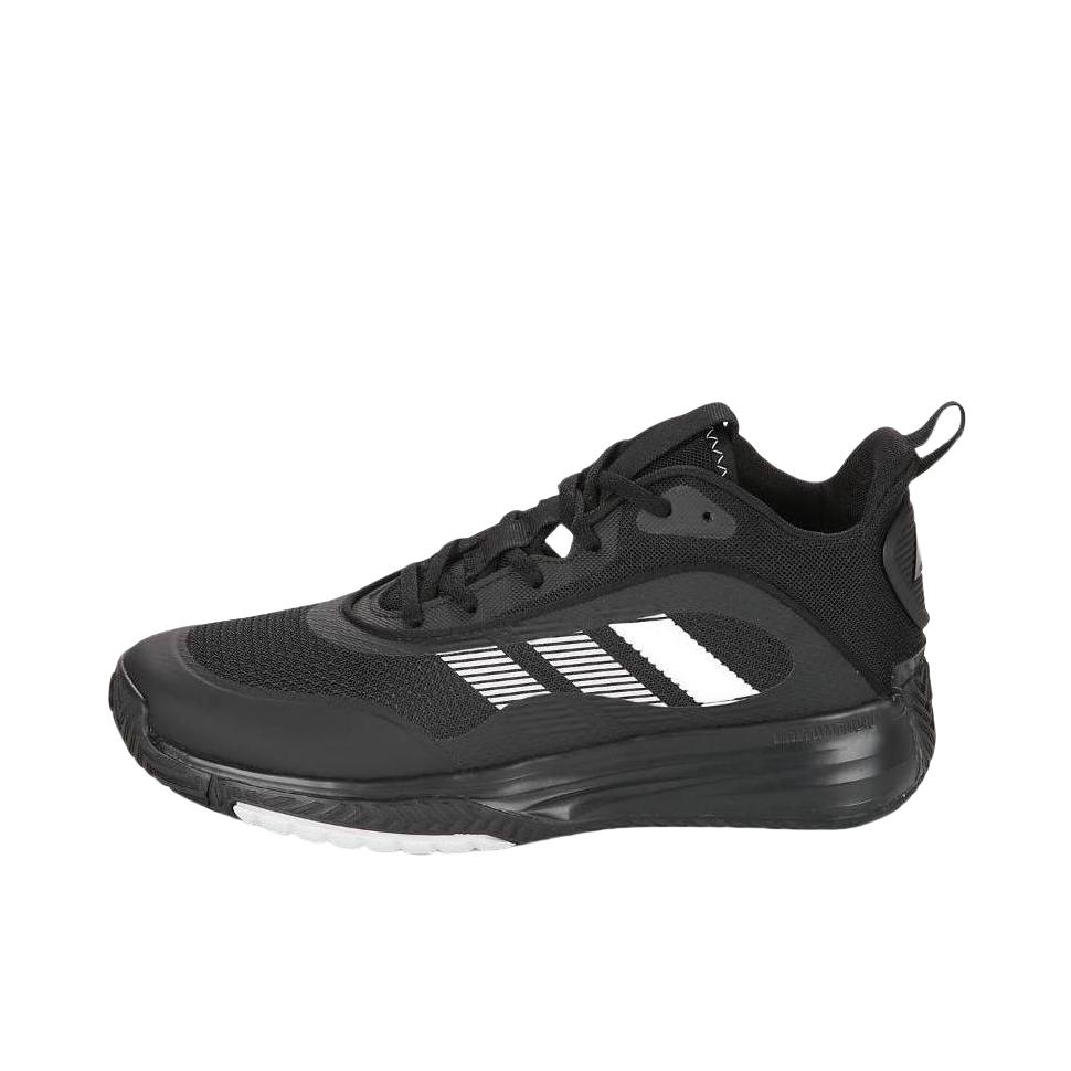 推荐商品：adidas OwnTheGame 3 篮球鞋 舒适透气防滑耐磨轻便轻感 黑色/纯白色