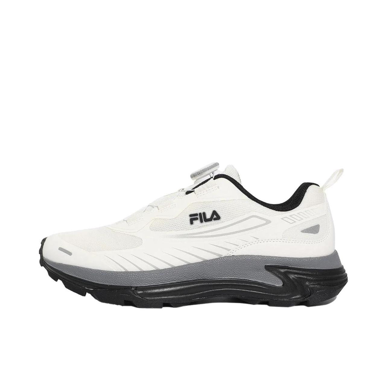 推荐商品：FILA/斐乐 Float 防滑 低帮 橡胶 圆头 跑鞋 白色