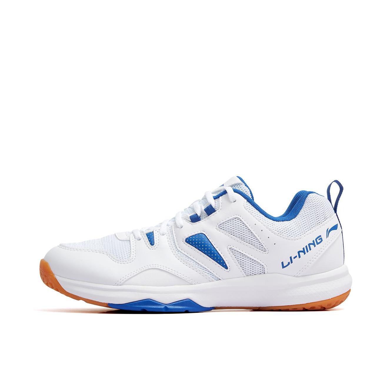 推荐商品：李宁 全能王 羽毛球鞋 系带专业比赛防滑耐磨舒适减震百搭休闲 训练鞋 标准白