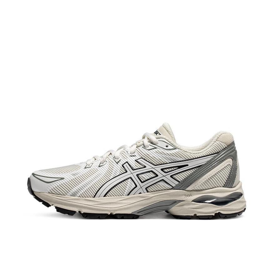 推荐商品：Asics/亚瑟士 Gel-Flux CN 跑鞋 网眼透气舒适回弹防滑耐磨缓震时尚百搭合成革织物长跑 女款/浅灰/白色