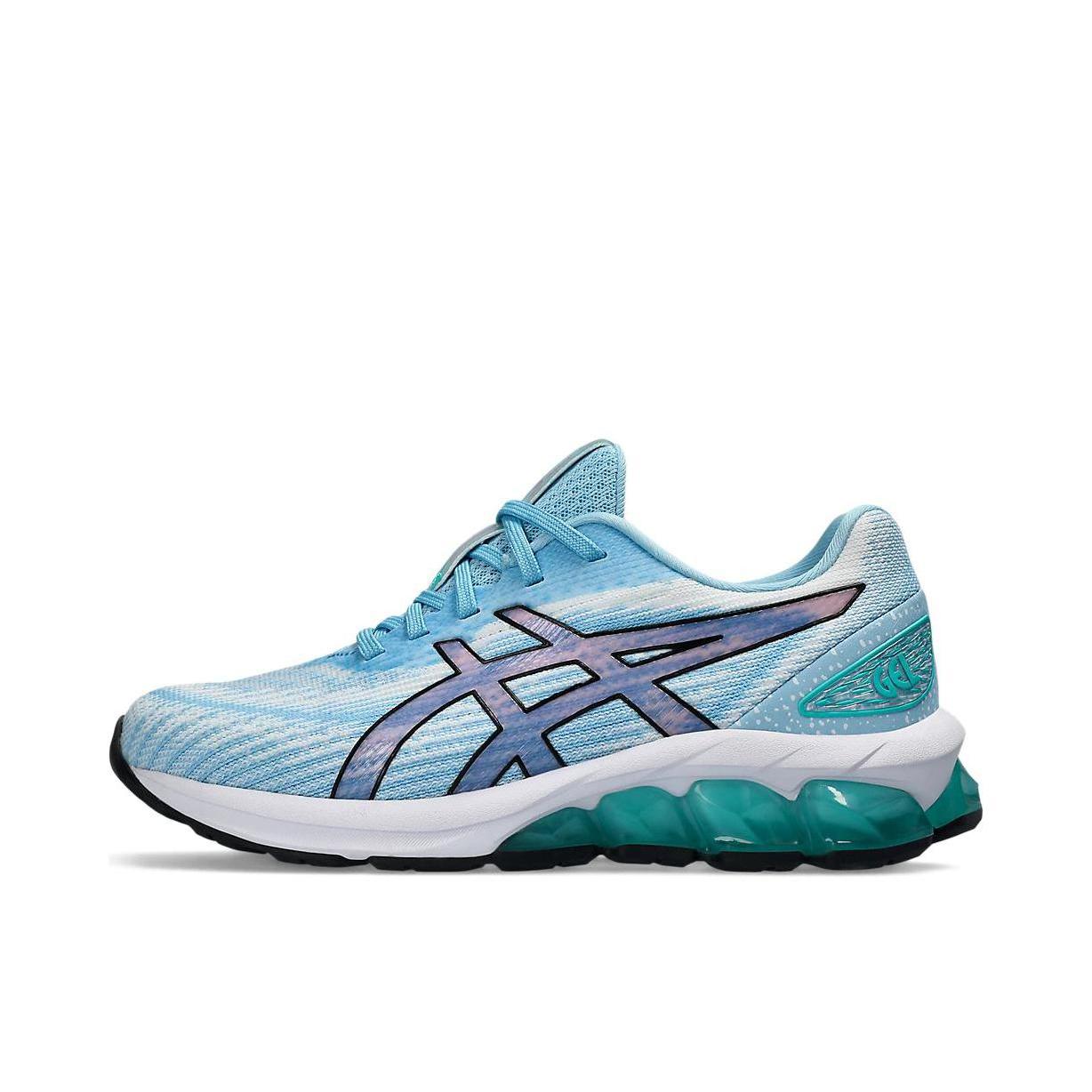 推荐商品：Asics/亚瑟士 Gel-Quantum 180 7 减震回弹 防滑耐磨 网布透气 舒适轻便 织物 稳定支撑 跑鞋 大童/蓝色