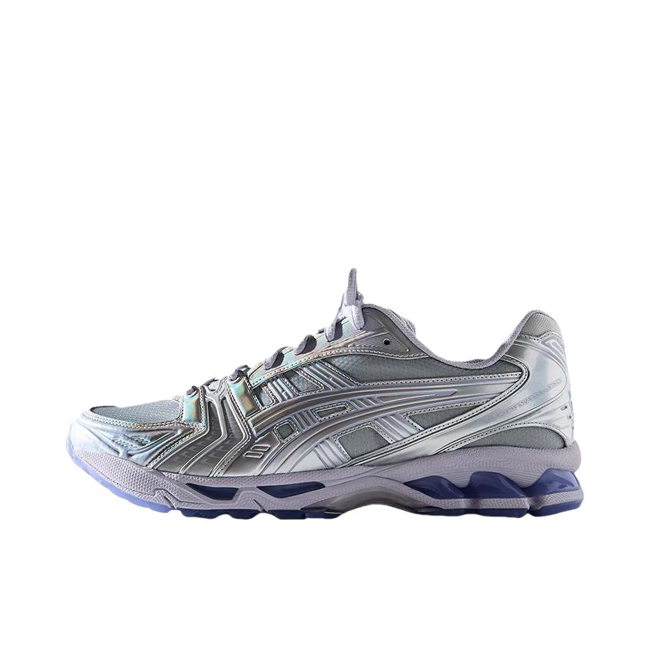 推荐商品：Asics/亚瑟士 Gel-Kayano 14 跑鞋 舒适减震防滑耐磨网面百搭复古慢跑 KITH x Marvel Super Villains三方联名/银色