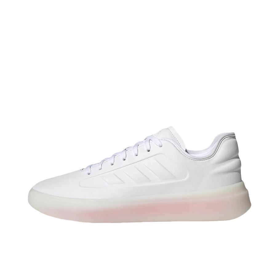 推荐商品：adidas Zntasy 减震耐磨 舒适轻便 运动休闲鞋 男款/白色/粉色