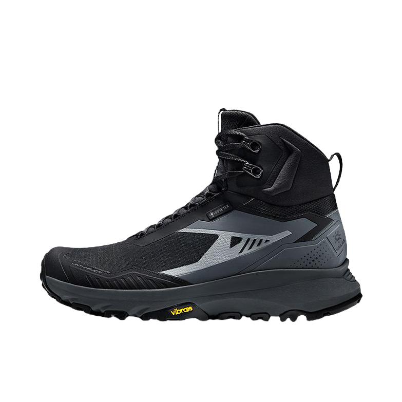 推荐商品：Kailas/凯乐石  括苍  GORE-TEX  中帮  防水 抓地 防滑耐磨 舒适透气  登山靴 徒步鞋 户外鞋 墨黑