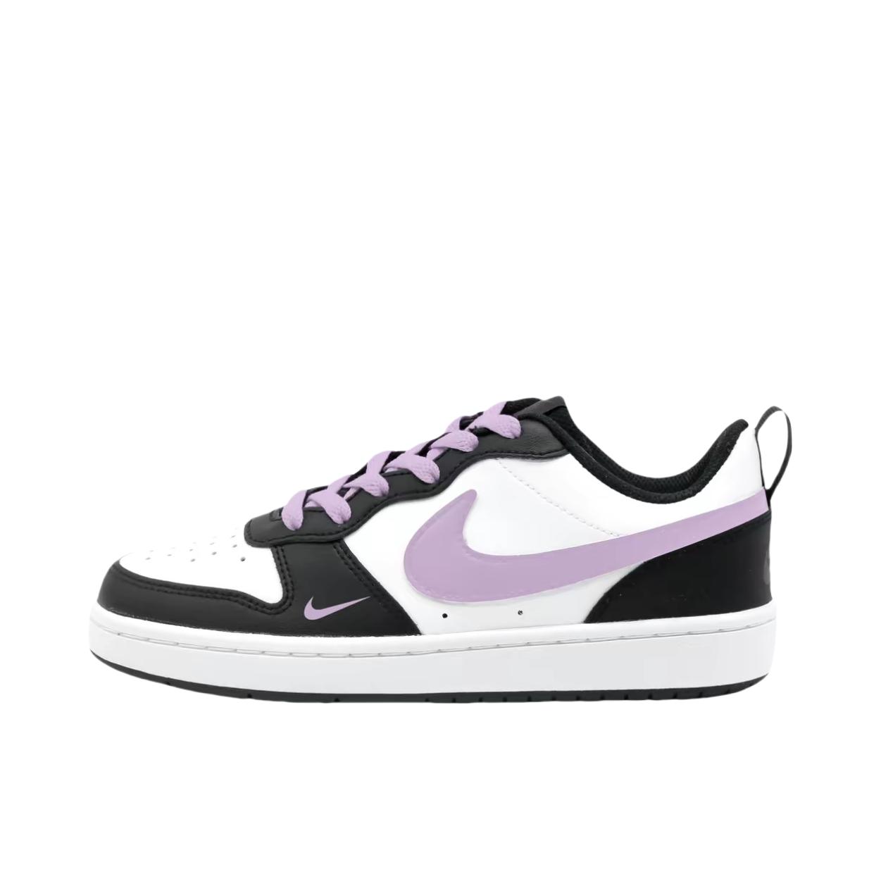 推荐商品：【定制球鞋】 Nike Court Borough 2 板鞋 包裹性增高减龄解构风合成革美式防滑复古轻便 女款/温柔浅紫