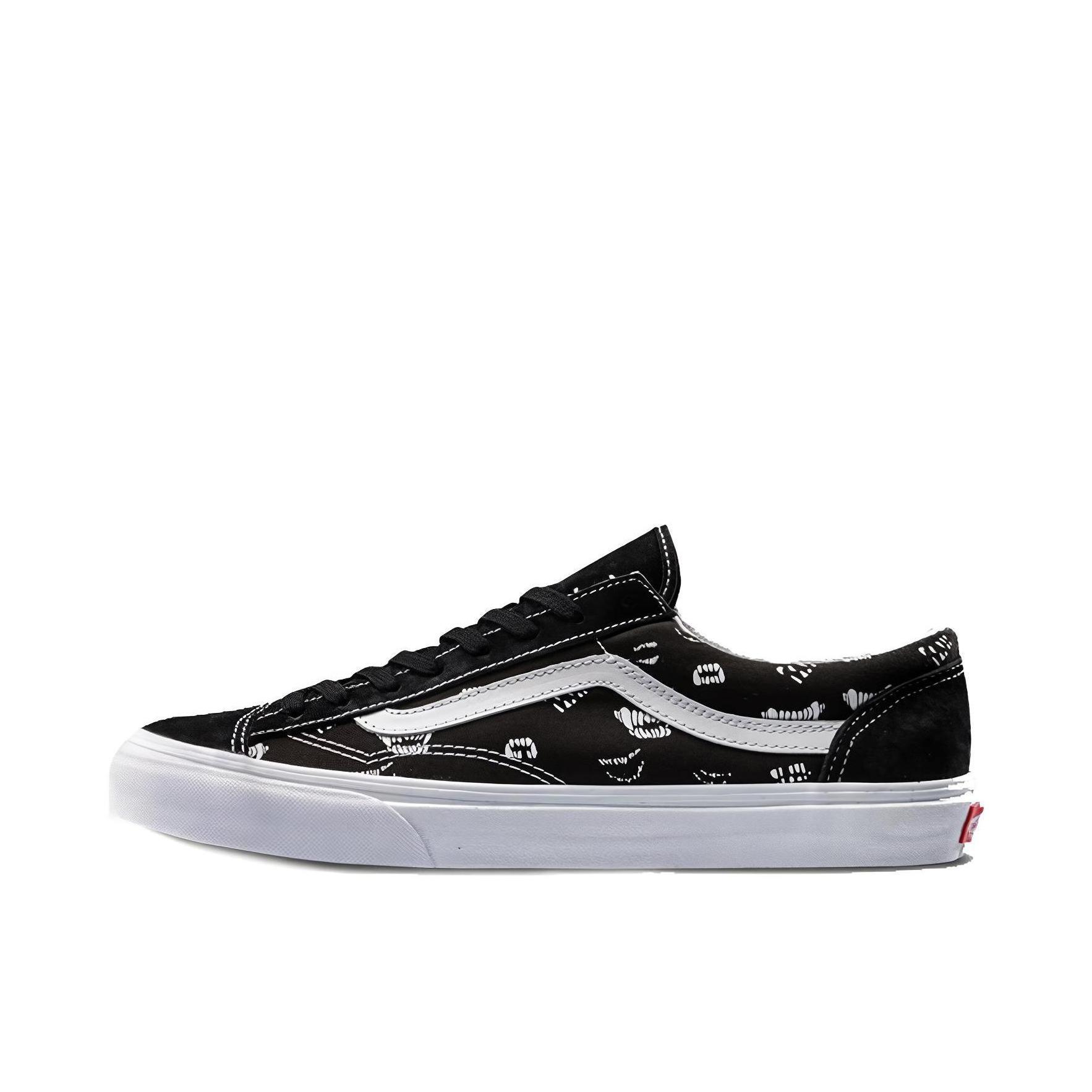 推荐商品：Vans/范斯 Style 36 滑板鞋 板鞋 舒适轻便防滑耐磨复古百搭帆布拼接防水运动 Black/White 狗年限量