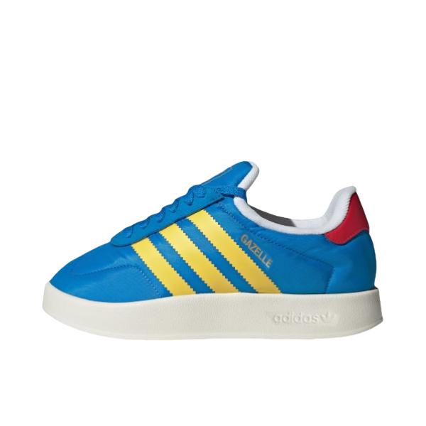adidas Originals Gazelle HOME T头鞋 德训鞋 板鞋 缓震防滑耐磨 亮蓝/黄色/浅猩红